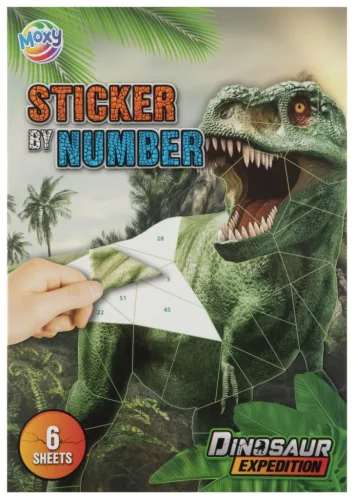 Dinoszaurusz Expedition puzzle matrica szett