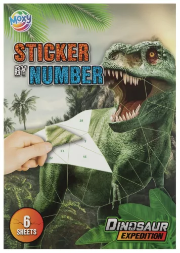 Dinoszaurusz Expedition puzzle matrica szett
