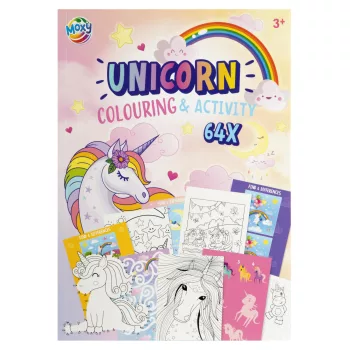 Unikornis Fun színező és activity szett 64 oldalas