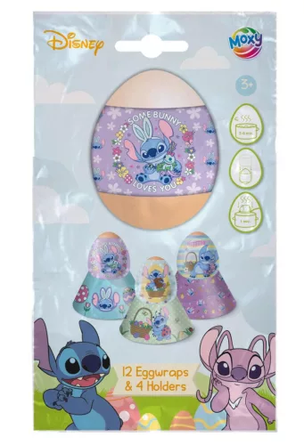 Disney Lilo és Stitch, A csillagkutya Some Bunny tojásmatrica szett tartóval