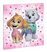 Mancs Őrjárat Girls Power gyémántszemes kirakó vásznon 30x30 cm