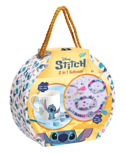 Disney Lilo és Stitch, A csillagkutya Aloha 2 az 1-ben kreatív szett bőröndben