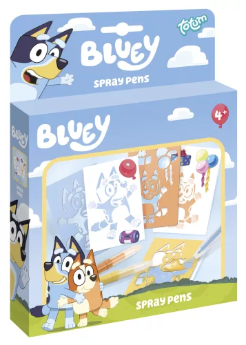 Bluey Happy kreatív szett spray tollal