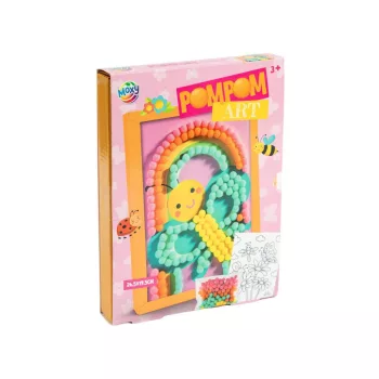 Pillangó Colorful pom pomos kreatív szett