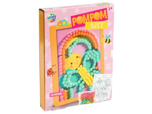 Pillangó Colorful pom pomos kreatív szett
