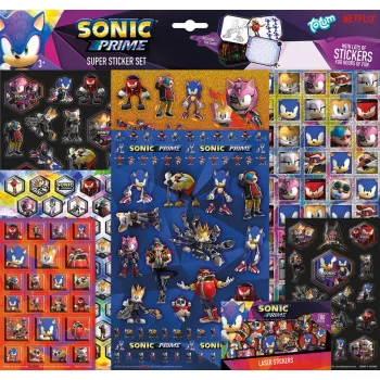Sonic a sündisznó Prime Super matrica szett játékkal