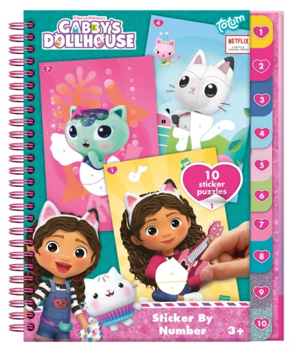 Gabi babaháza Sprinkle Party puzzle matrica és színező szett