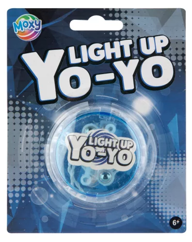 Világító Moxy kék yo-yo