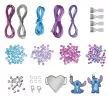 Disney Lilo és Stitch, A csillagkutya Purple charm karkötő készítő szett
