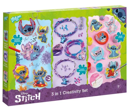 Disney Lilo és Stitch, A csillagkutya Aliens kreatív szett 3 az 1-ben
