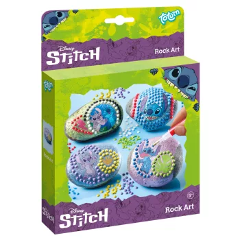   Disney Lilo és Stitch, A csillagkutya Angel kavics díszítő készlet matricával
