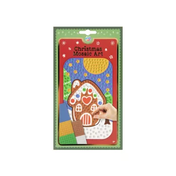   Karácsonyi Gingerbread House habszivacs mozaikos kreatív szett