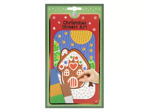 Karácsonyi Gingerbread House habszivacs mozaikos kreatív szett