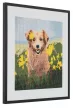 Állatos Dog gyémántszemes kirakó 30x30 cm
