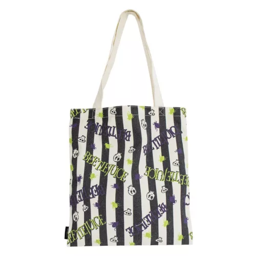 Beetlejuice Ghostly Vibes shopping bag, bevásárlótáska 39 cm