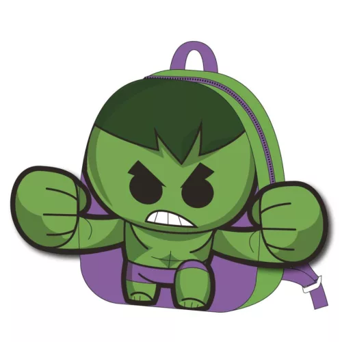 Bosszúállók Hulk plüss hátizsák, táska 22 cm