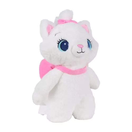Disney Marie White plüss hátizsák, táska 30 cm