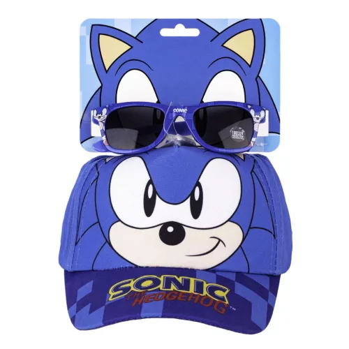 Sonic a sündisznó Pose napszemüveg és baseball sapka szett