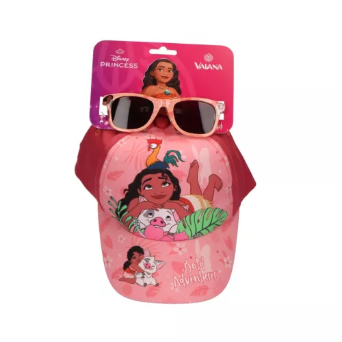 Disney Vaiana Bold Adventurer napszemüveg és baseball sapka szett
