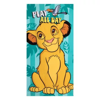   Disney Az Oroszlánkirály All Day fürdőlepedő, strand törölköző 70x140cm (Fast Dry)