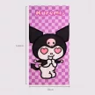Hello Kitty Kuromi Heart fürdőlepedő, strand törölköző 70x140cm (Fast Dry)