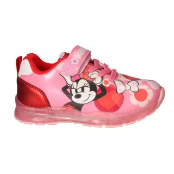   Disney Minnie Red Flowers LED villogó, világító utcai cipő 25-32