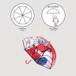 Pókember Web-Slinger gyerek átlátszó esernyő Ø71 cm