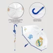 Real Madrid One Color gyerek átlátszó esernyő Ø71 cm