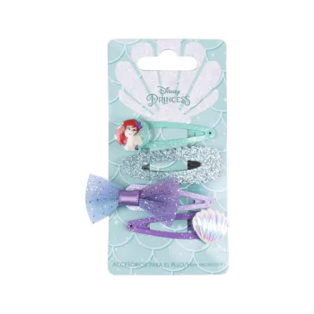 Disney Hercegnők Ariel hajcsat szett 4 db-os