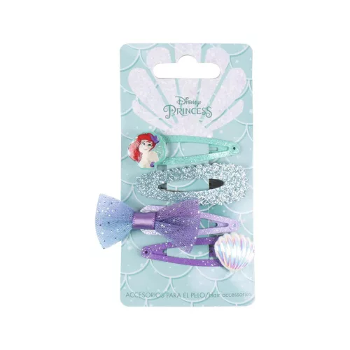 Disney Hercegnők Ariel hajcsat szett 4 db-os