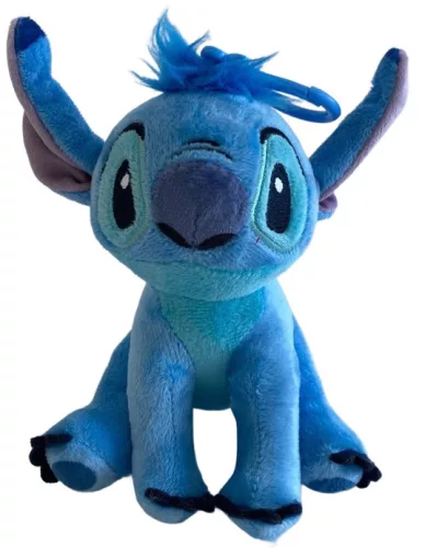 Disney Lilo és Stitch, A csillagkutya Mini Alien 3D plüss figura akasztóval 14 cm