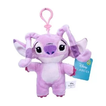   Disney Lilo és Stitch, A csillagkutya Angel 2D plüss figura akasztóval 14 cm