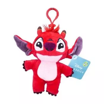   Disney Lilo és Stitch, A csillagkutya Leroy 2D plüss figura akasztóval 14 cm
