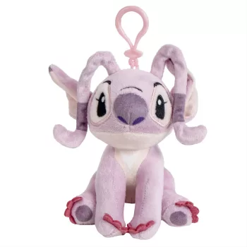   Disney Lilo és Stitch, A csillagkutya Angel 3D plüss figura akasztóval 14 cm