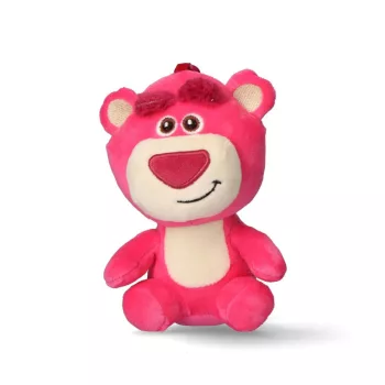   Disney Játékháború Lotso 3D plüss figura akasztóval, táskadísz 13 cm