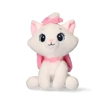   Disney Marie White 3D plüss figura akasztóval, táskadísz 13 cm