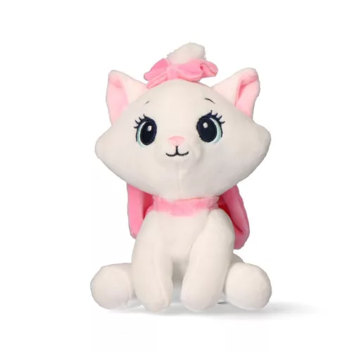 Disney Marie White 3D plüss figura akasztóval, táskadísz 13 cm