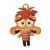 Disney Agymanók Anxiety 3D plüss figura akasztóval, táskadísz 13 cm
