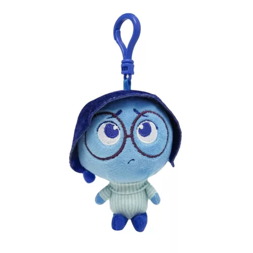 Disney Agymanók Sadness 3D plüss figura akasztóval, táskadísz 12 cm