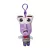 Disney Agymanók Fear 3D plüss figura akasztóval, táskadísz 12 cm