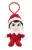 Manó The Elf 3D plüss figura akasztóval, táskadísz 14 cm