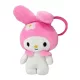Hello Kitty My melody 3D plüss figura akasztóval, táskadísz 13 cm