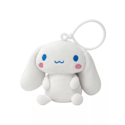 Hello Kitty Cinnamoroll 3D plüss figura akasztóval, táskadísz 13 cm