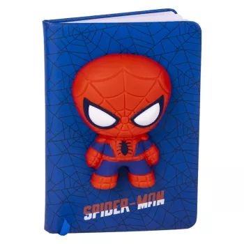 Pókember Mini Hero 3D notesz, vonalas jegyzetfüzet