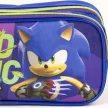 Sonic a sündisznó Wild Thing 2 rekeszes tolltartó 22,5 cm