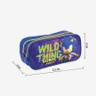 Sonic a sündisznó Wild Thing 2 rekeszes tolltartó 22,5 cm