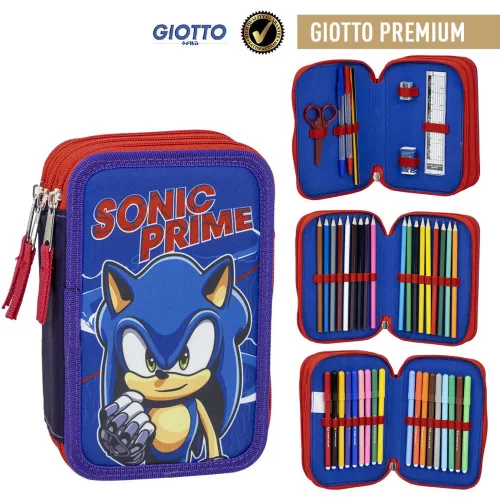 Sonic a sündisznó Get Me tolltartó töltött 3 emeletes