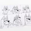 Bluey To Wave számos kifestő szett