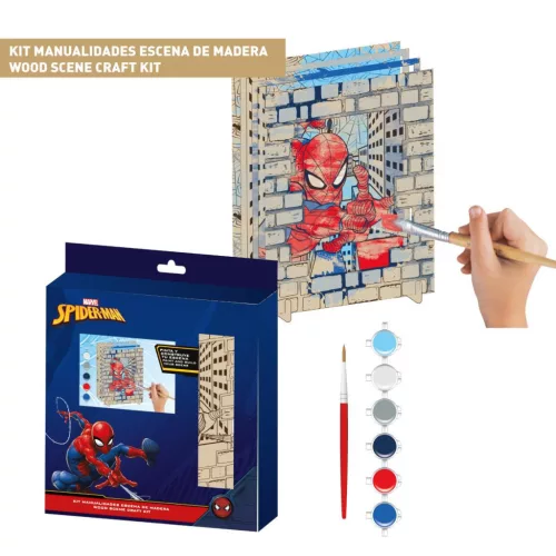 Pókember Wall festhető fa kép
