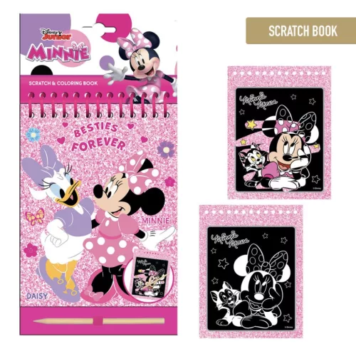 Disney Minnie Besties scratch képkarcoló és színező szett